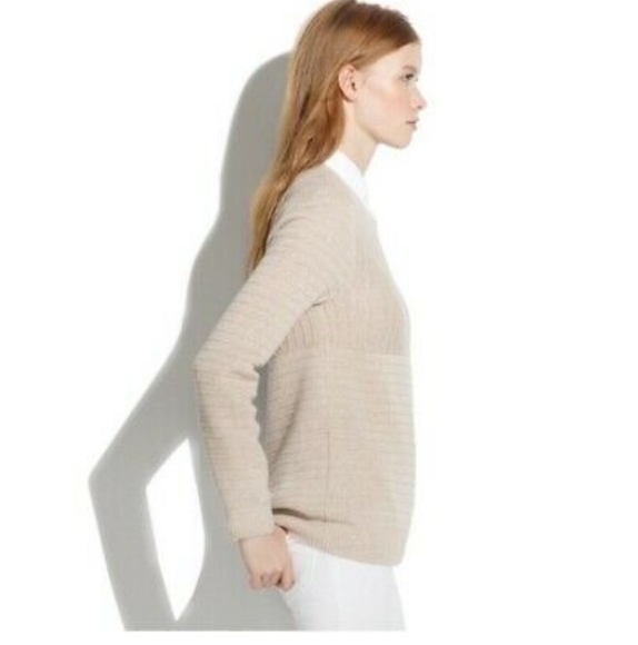 Madewell *In Navy Blue* Linear Stitch Sweater Small - Picture 5 of 7